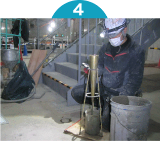 逆打ちグラウト注入工事_4